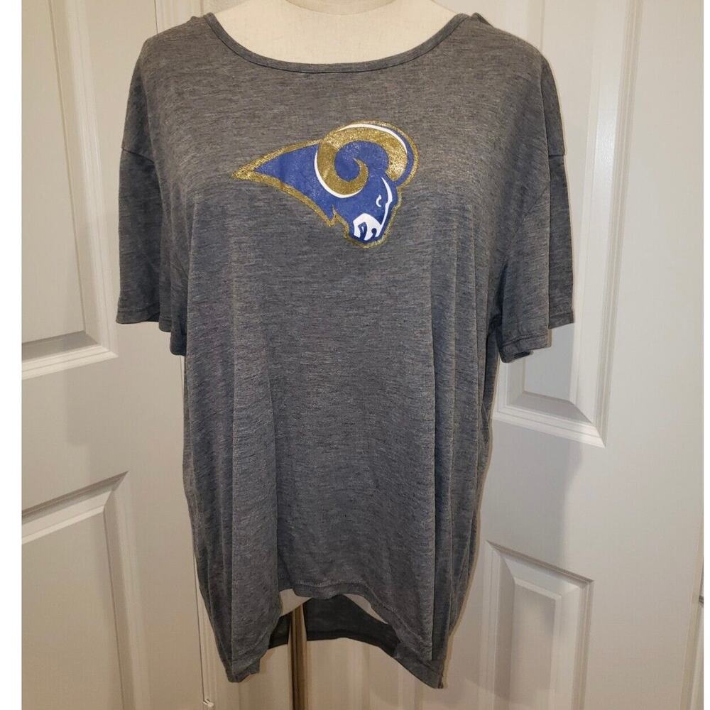 New NFL Rams Logo Backdrop Shirt Large